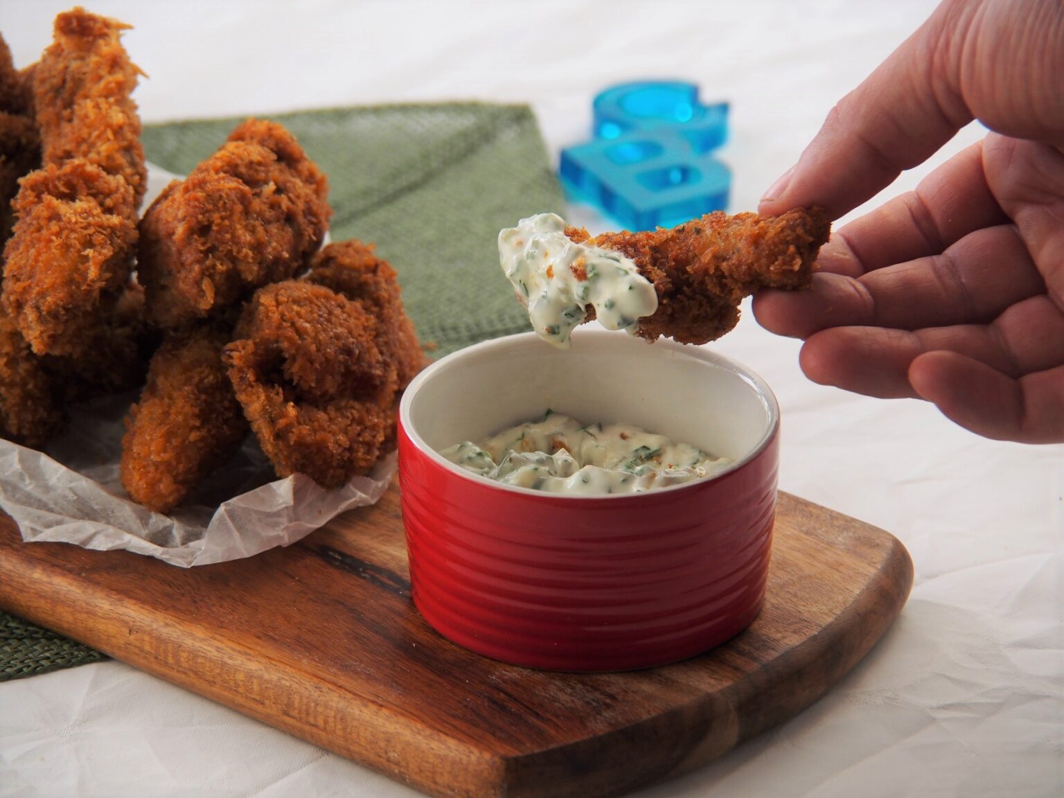 Fried Chicken Strips with Tartare Sauce Cooking Blog